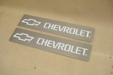 Chevrolet emblem Schriftzug Nummernschild Kennzeichen Werbeschild 52x11 cm Deko 