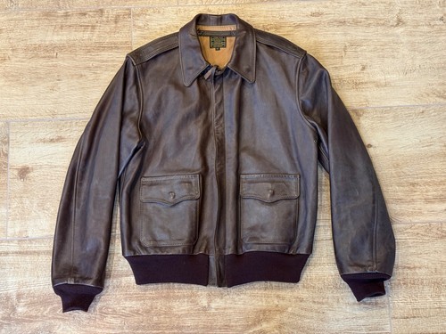 Aero leather fliegerjacke - leather, a-2