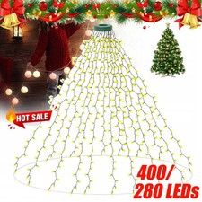 LED Christbaumbeleuchtung mit Ring LED Lichterkette Baummantel Weihnachtsbaum