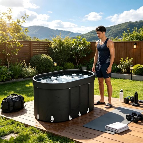 Eisbadewanne oval 512l pvc - oval,