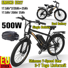 500W Elektrofahrrad EMOKO EC27 48V 17.5/20/35/45AH E-Mountainbike 27.5 Zoll EU