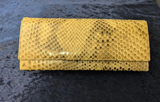 Vintage Pythonleder-Clutch mit