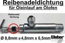 Dichtung für Öleinlaufstutzen Ölofen Brennertopf Reibenadeldichtung    961943989