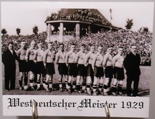 Schalke 04 Westdeutscher Fußball Meister 1929 Sammlerkarte Postkarte Team FP54