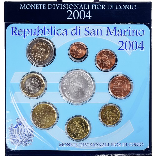 San marino set monnaies - san, 9
