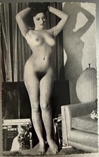Vintage Aktfotografie, Schwarz-Weiß Kunstfoto, ca. 1960er, Seltene Sammlung