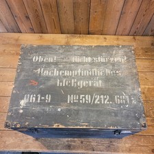 alte Holzkiste hochempfindliches Messgerät OG 1-9 Nr. 59 - 212.681