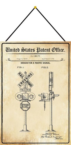 Blechschild 20x30 patent - blechschild,