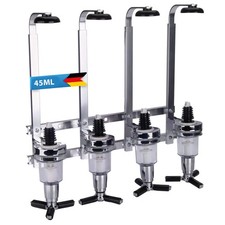4 Flaschen Getränkeportionierer BarButler Flaschenhalter Getränkespender Barset
