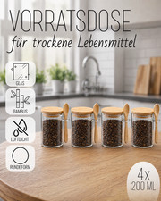 Set 4x Vorratsglas