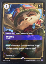 Riftbound Teemo Scout Promo 197/298 League of Legends, Englisch, NM