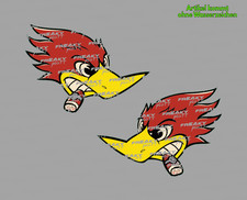 Angry Woody Woodpecker Auto Tuning Oldschool Racing Rockabilly