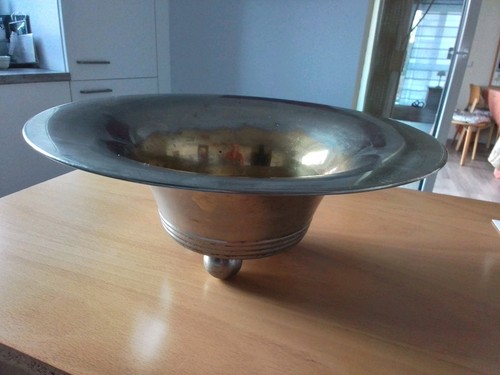 Art deco schale versilbert - art,