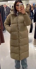 Zara Long Anorak Puffer Coat