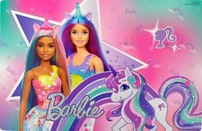 Barbie Tischunterlage Tischset Platzdeckchen Malunterlage 43 x 28 cm
