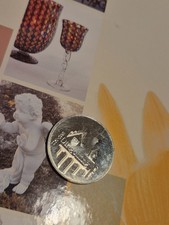 750 Jahre Stadt Dingolfing Silbermünze - 35mm/999 Silber beschädigt/abgenutzt