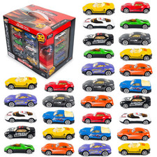 Mini Auto Set 30 Stück 1:64 Die-Cast - Metallspielzeugautos für Kinder