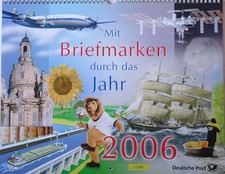 Briefmarken kalender 2006 - 2006, mit