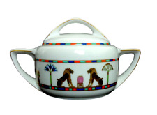 Zuckerdose Rosenthal Donatello Sais Ägyptisches Motiv 2 Wahl neuwertig Top