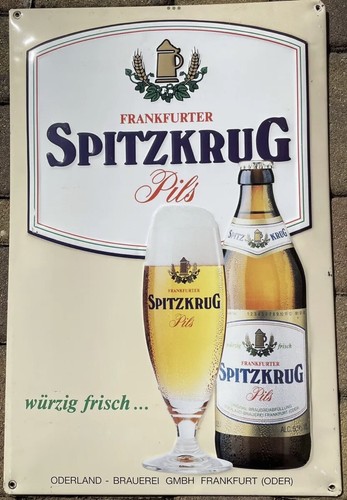 Blechschild reklame werbung - blechschild,
