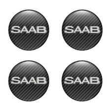 4 x Saab Silicon Emblem