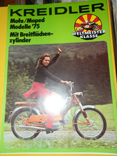 Kreidler Prospekt "Mofa Moped 75" Original !