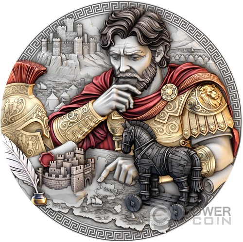 Odysseus silber münze 5 - odysseus,