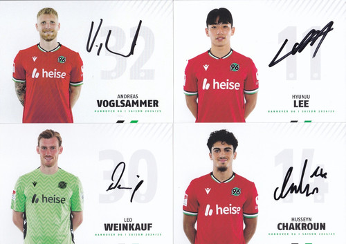 Autogrammkarten hannover 96 - autogrammkarten,
