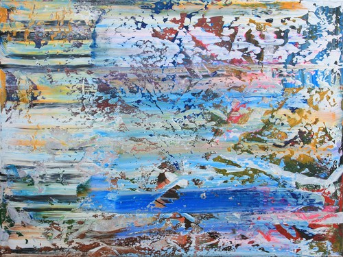 Abstraktes gemälde acryl auf - abstraktes,