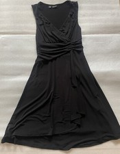 Festkleid Damen Schwarz 