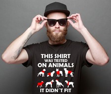 TTD T-Shirt TESTED ON ANIMALS Rottweiler Malinois Boxer Cocker Hunde Siviwonder
