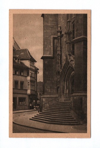 Naumburg saale westportal - ak,