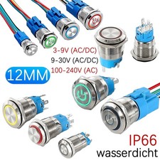 12mm Metal Druckschalter