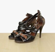 schöne MISS SIXTY High-Heel Sandaletten Gr. 40 Vero Cuoio aufwändig