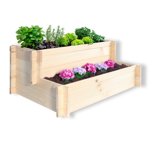 Stufenbeet aus kiefer - aus,