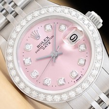 Damen Rolex Date 6917 Pink