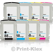 8x komp. HP 88 Officejet Pro K5300DN K550DTWN SPARSET