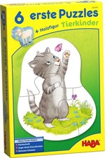 6 erste Puzzles - Tierkinder
