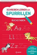 Schreiben lernen mit Spurrillen - Buchstaben | 2023 | deutsch