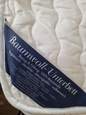 Unterbett Baumwolle 180x200 cm mit Eckspannern TOP, 100 % Baumwolle