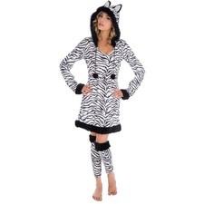 Zebrakleid mit stulpen - zebrakleid,