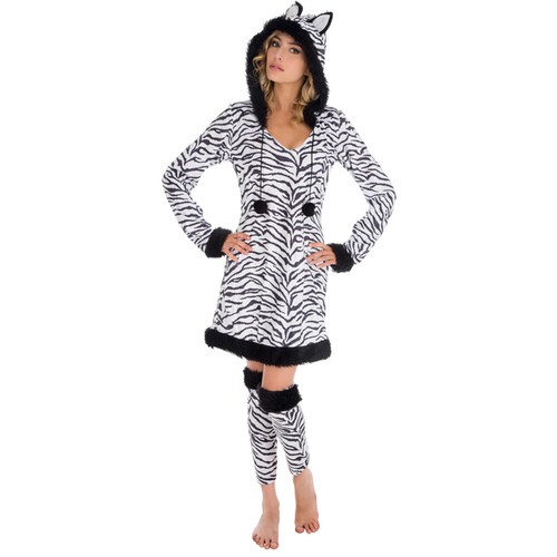 Zebrakleid mit stulpen - zebrakleid,