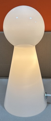 Glaslampe weiß tischleuchte - glaslampe,