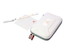 Schutzhülle, Hardcase, Hülle, Tasche, Hardcover, Bag, für Nintendo 3DS XL weiss