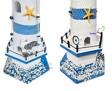 Deko-Leuchtturm Holz