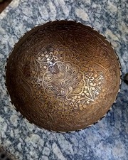 Vintage Alt Messing Pfau