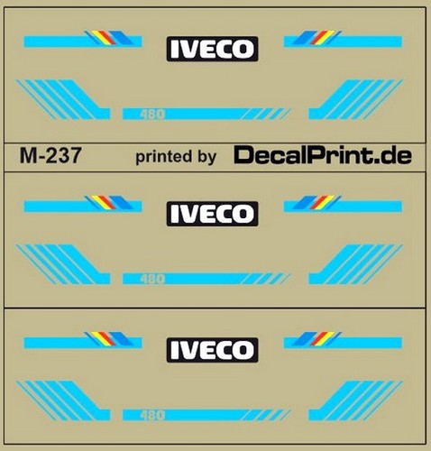 Decals satz iveco turbostar - satz,