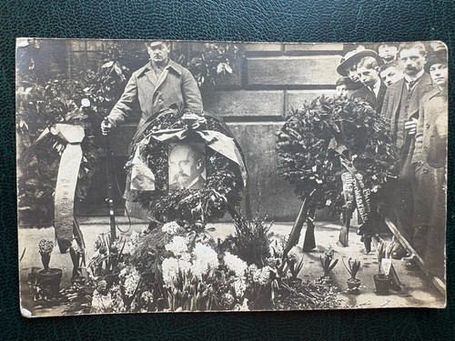 Postkarte fotokarte mordstelle - postkarte,