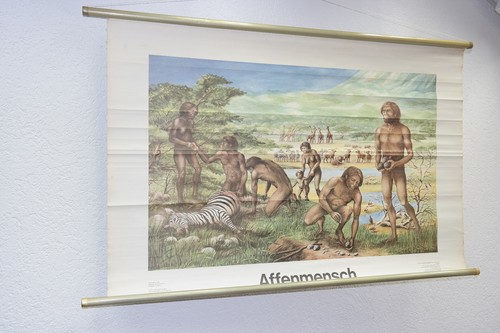 Große alte lehrtafel - große,