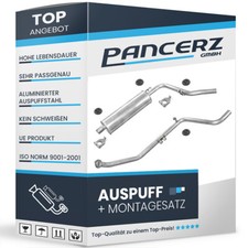 Auspuffanlage für Mercedes T1 207D 208 210 307D 308 310 1977-1982